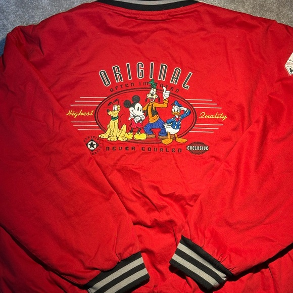 Disney Red Mickey Mouse Bomber Jacket - Picture 3 of 11